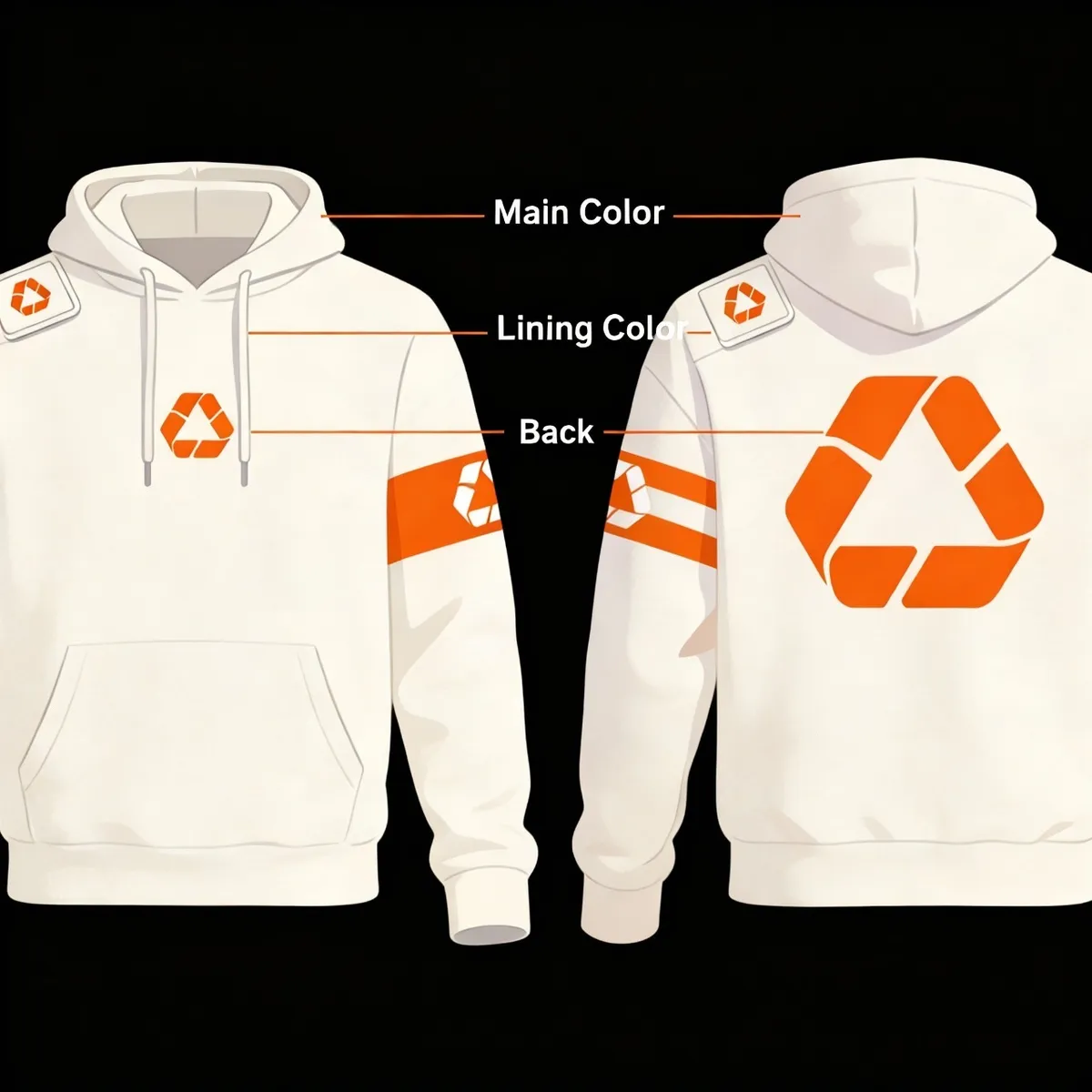 Hoodie Design: Logo Placement & Size Guide