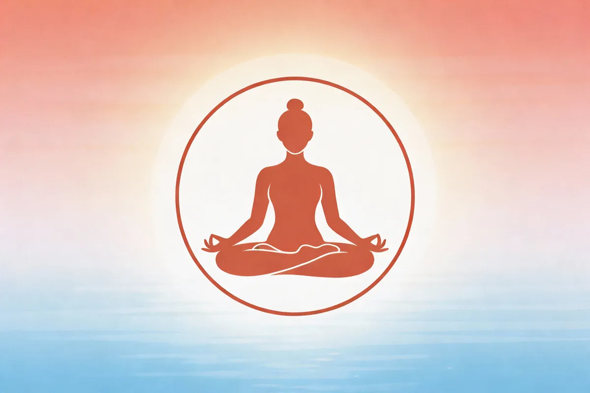 Photo: Yoga studio submark logo on TikTok profile — type: photo
