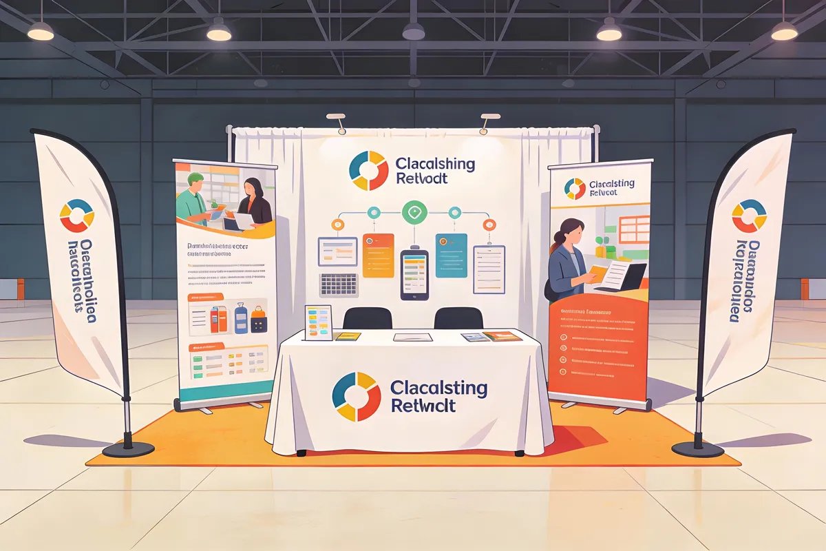 Branding Trade Show Table Covers: Tips for High-Quality Logos